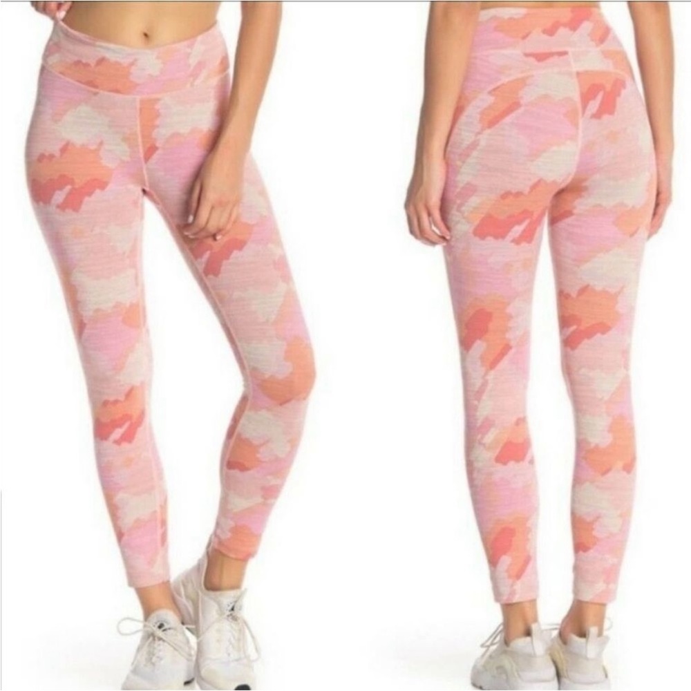 Outdoor Voices Tech Sweat Flex Leggings Pink Small